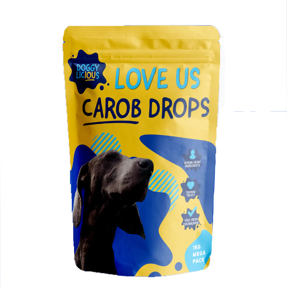 Doggylicious Carob Drops Training Treats - 1kg