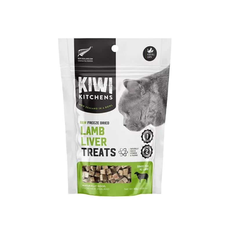 Kiwi Kitchens Freeze Dried Lamb Liver Cat Treat - 30g