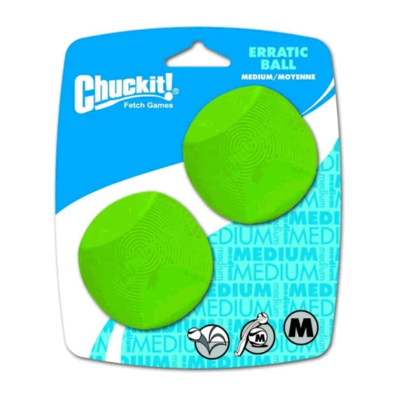 Chuckit Erratic Ball - 2 Pack Medium