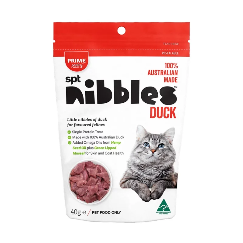 Prime Pantry SPT Nibbles Duck Cat Treats - 40g