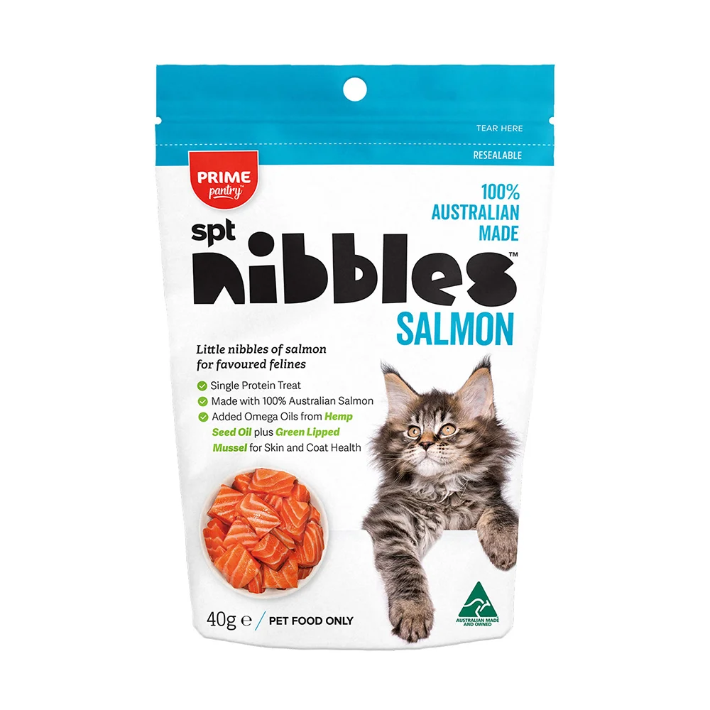 Prime Pantry SPT Nibbles Salmon Cat Treats - 40g
