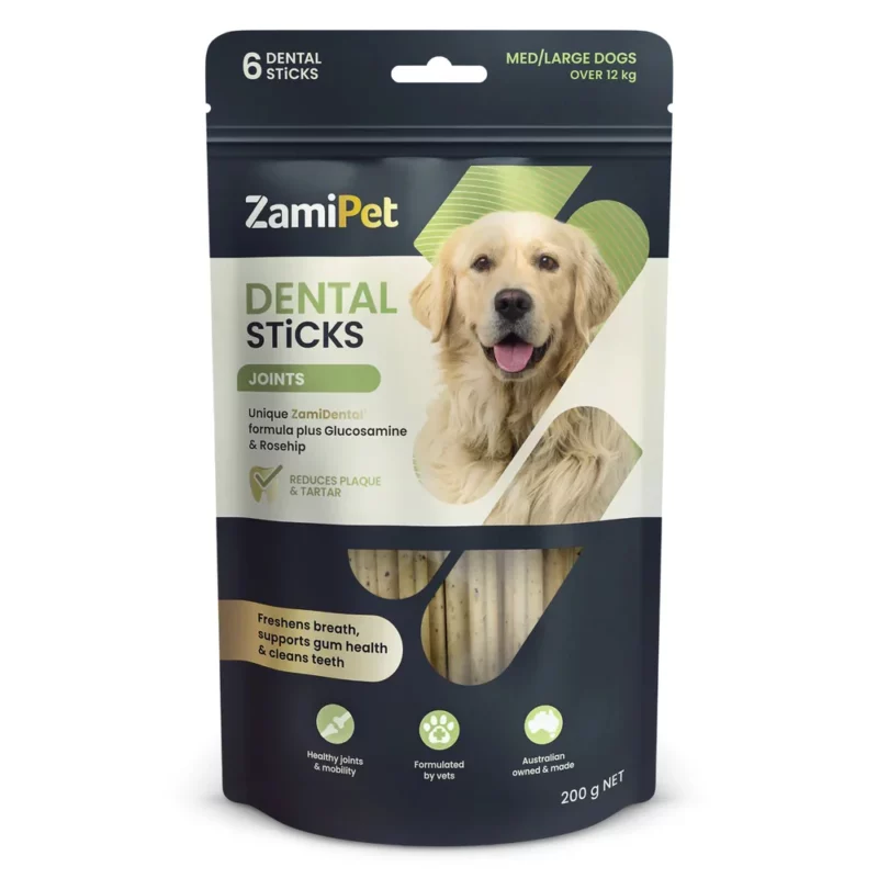 ZamiPet Dental Sticks Joints For Medium & Large Dogs - 6 Pack
