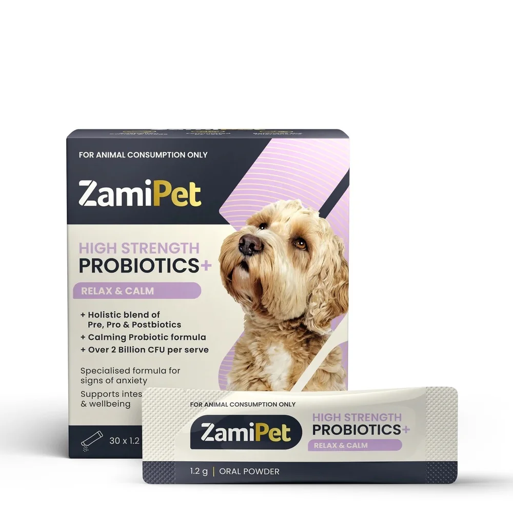 ZamiPet High Strength Probiotics+ Relax & Calm - 1.2g x 30