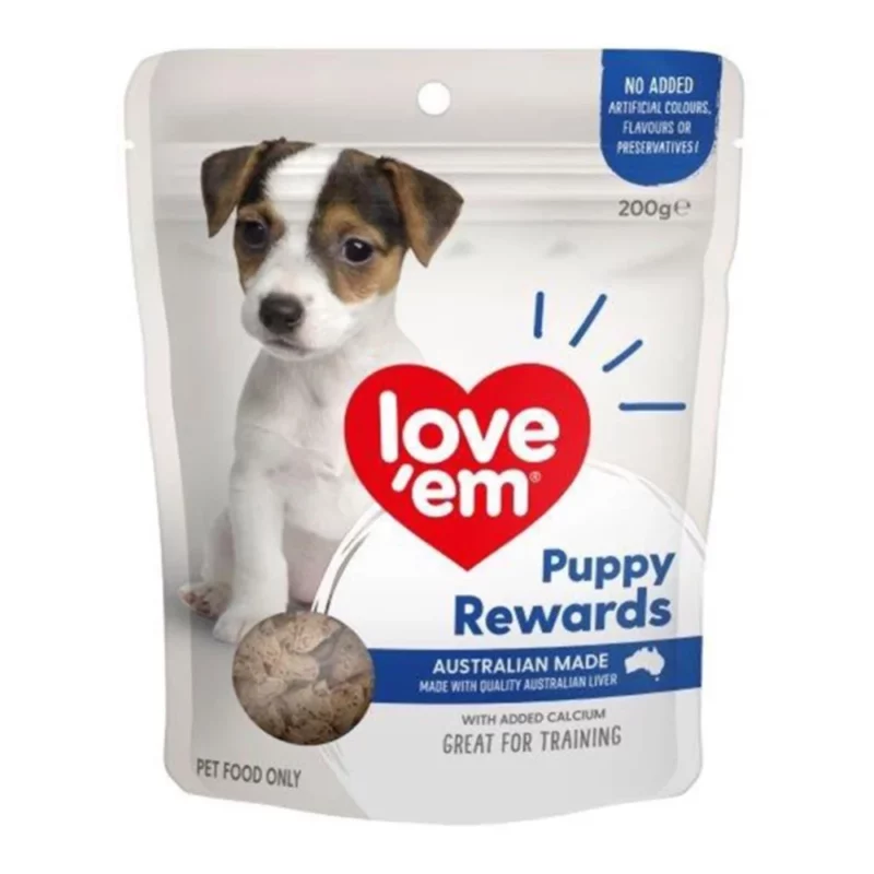 Love Em Liver Puppy Rewards Dog Treats - 200g