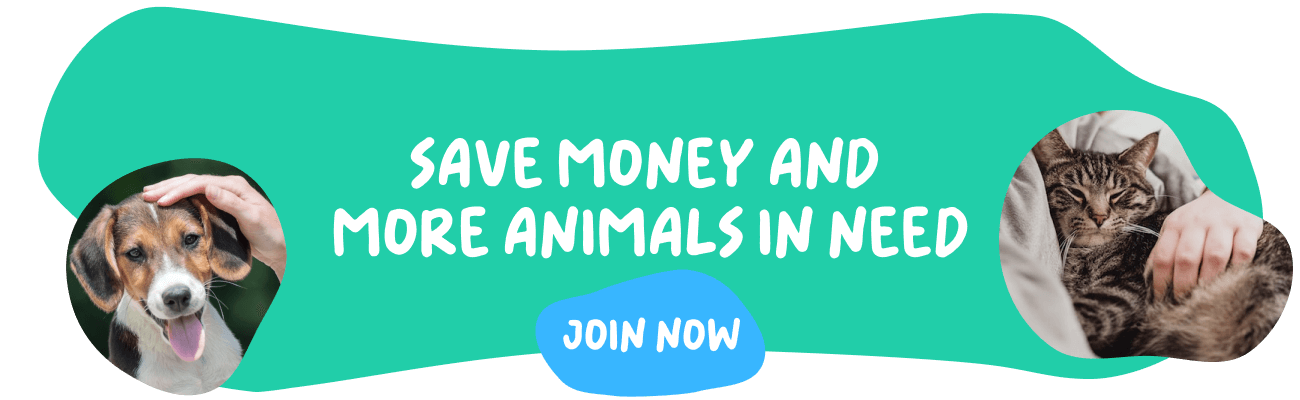 Save money and  more animals in need