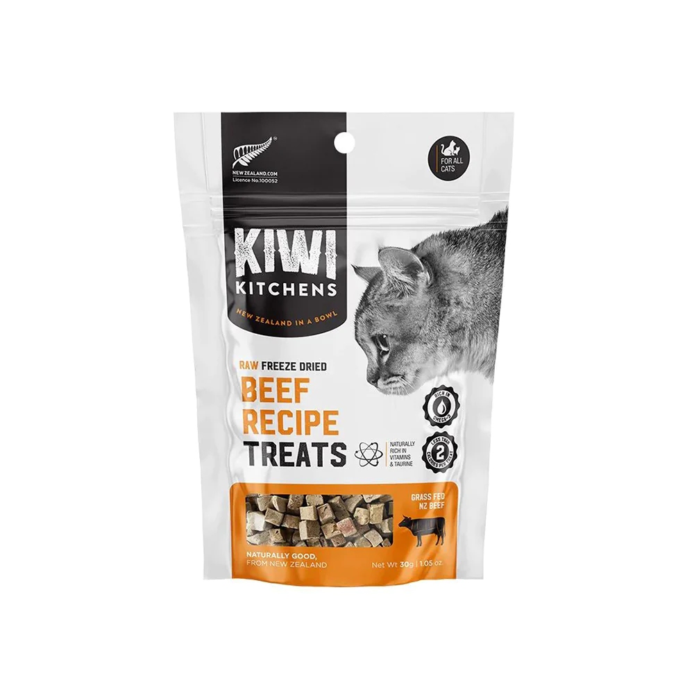 Kiwi Kitchens Freeze Dried Beef Recipe Cat Treat - 30g