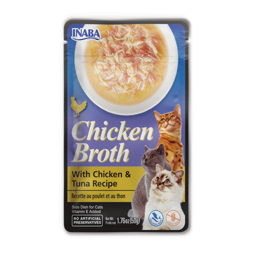 Inaba Chicken Broth Chicken and Scallop Recipe Cat Food Pouches