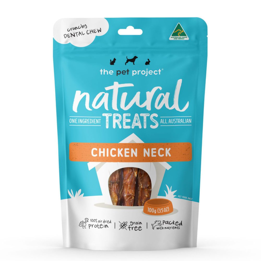 The Pet Project Dog Treats Chicken Necks - 100g