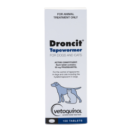 Droncit Dog and Cat Tapewormer