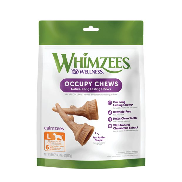 Whimzees Occupy Antler Dog Chews Large Pack