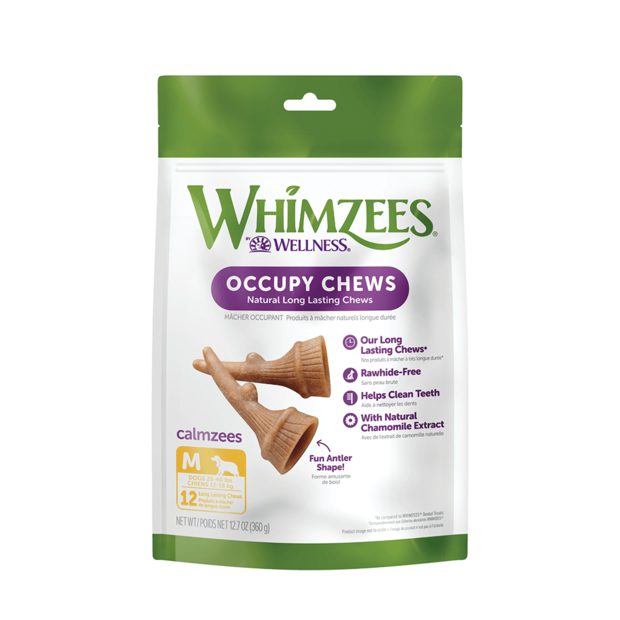 Whimzees Occupy Antler Dog Chews Medium Pack