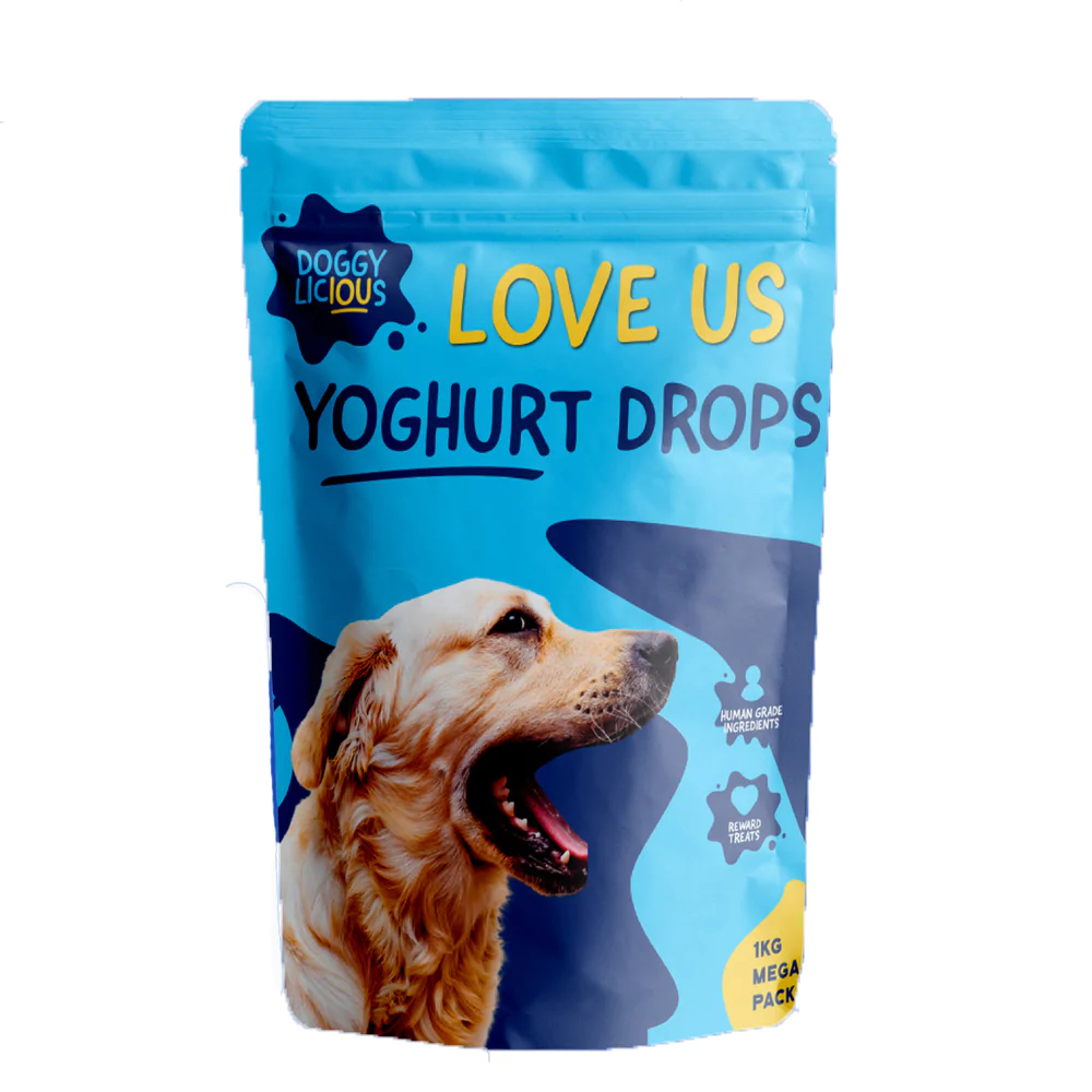 Doggylicious Yoghurt Drops Training Treats - 1kg