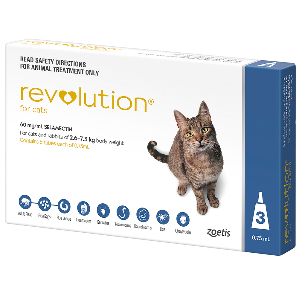 Revolution For Cats Blue 2.6-7.5kg