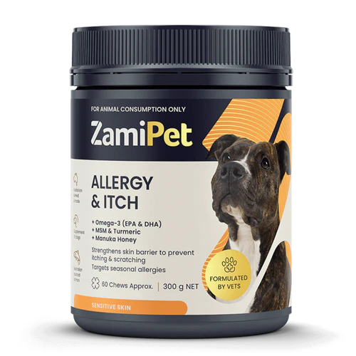 ZamiPet Allergy Itch Supplement for Dogs