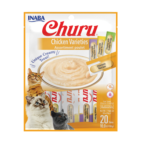 Inaba Churu Puree Chicken Variety Pack-20